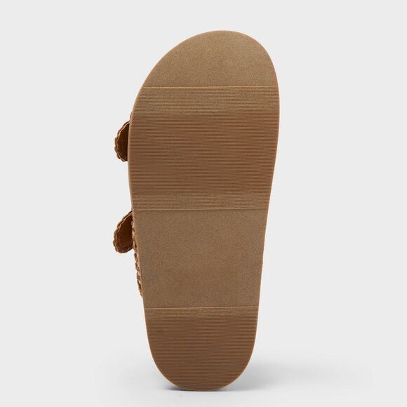 Open Box - Universal Thread - Women’s Collin Sandals with Memory Foam Cognac - Picture 4 of 4